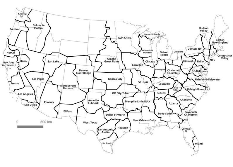 megaregions us map