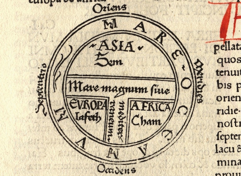 T and O style mappa mundi