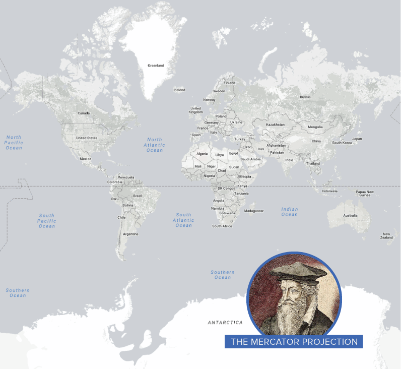 The Mercator Projection Map